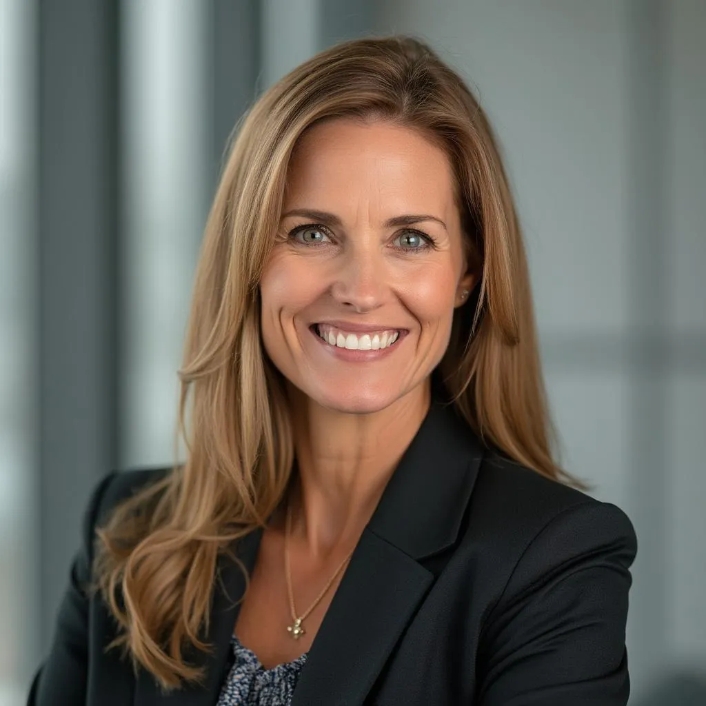 Retrato de Ana Pérez, cliente satisfecha